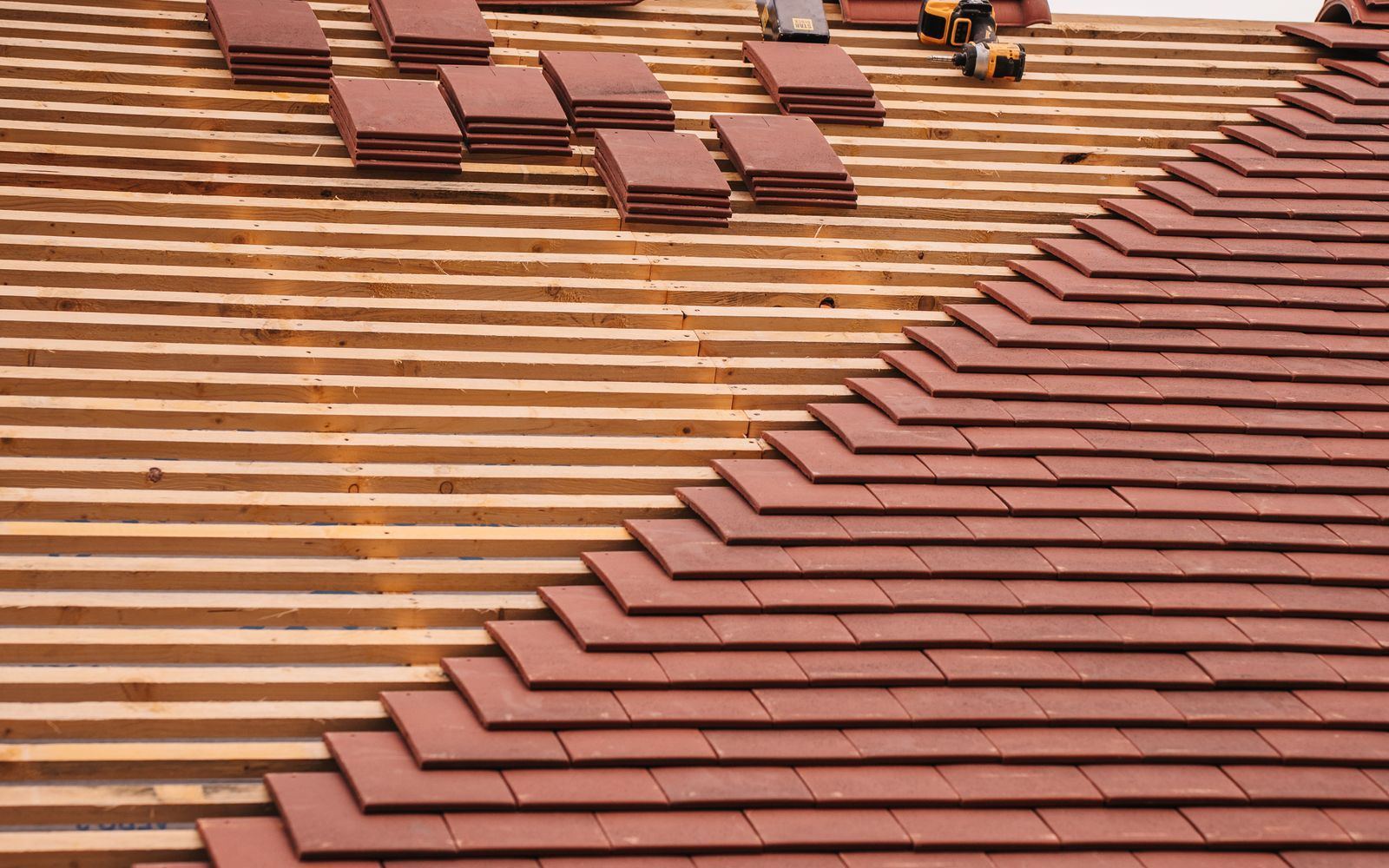 Guillaume Vigreux, chantier de couvreur zingueur à Saint-Denis-de-Pile